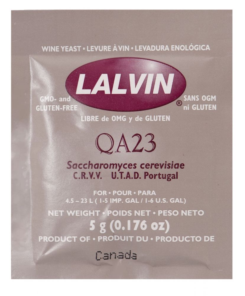 Lalvin QA23 white wine yeast 5g Melkkobrew