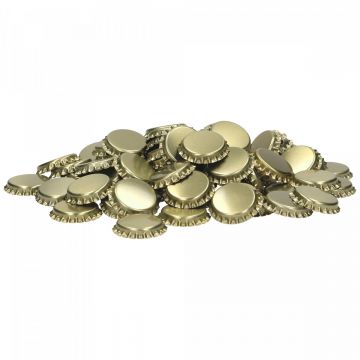 Crown caps 26mm GOLD 80 pcs